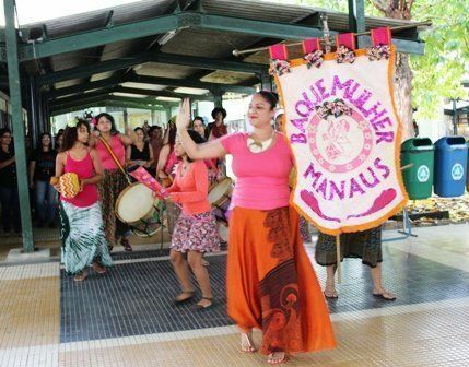 Maracatu Baque Mulher Manaus abriu as atividades